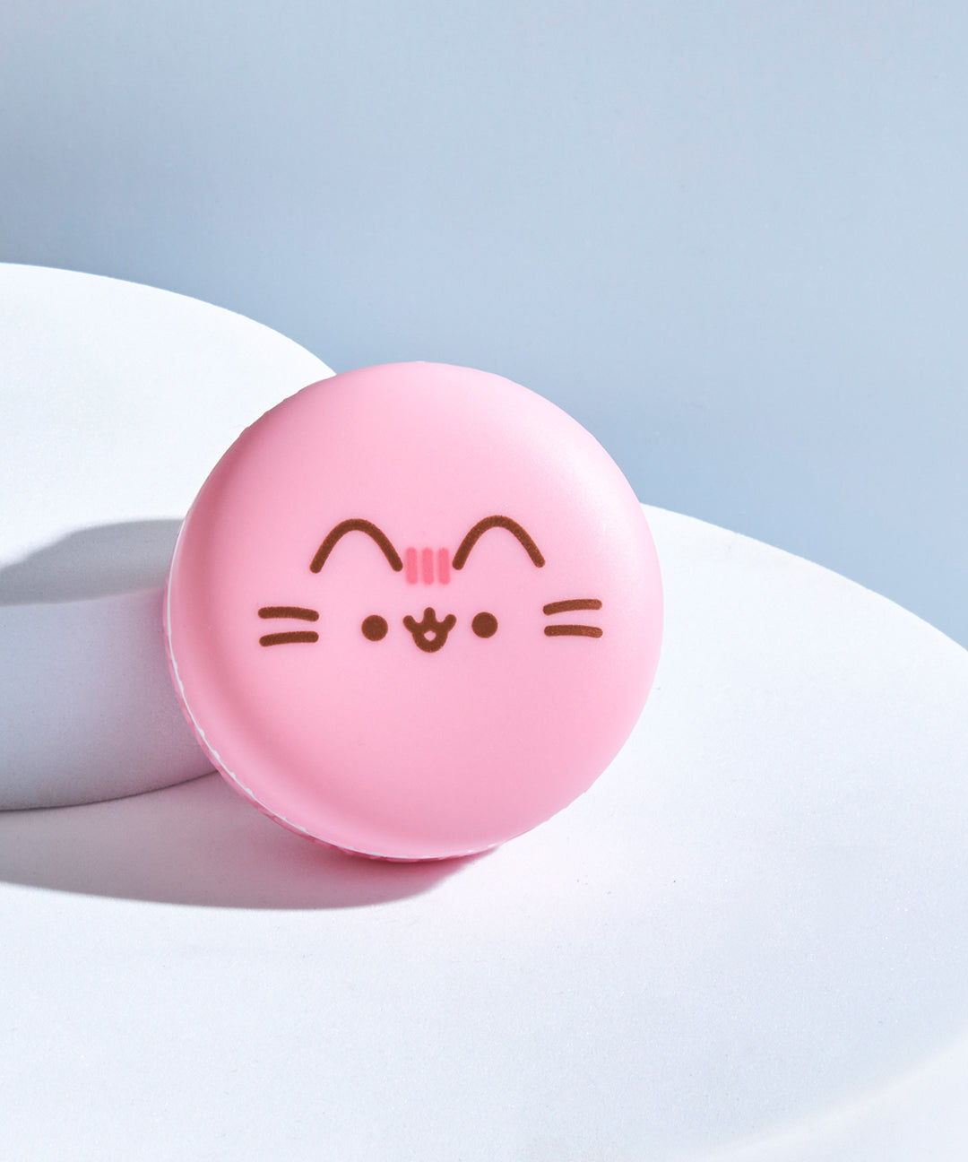The Crème Shop x Pusheen Strawberry Macaron Lip Balm