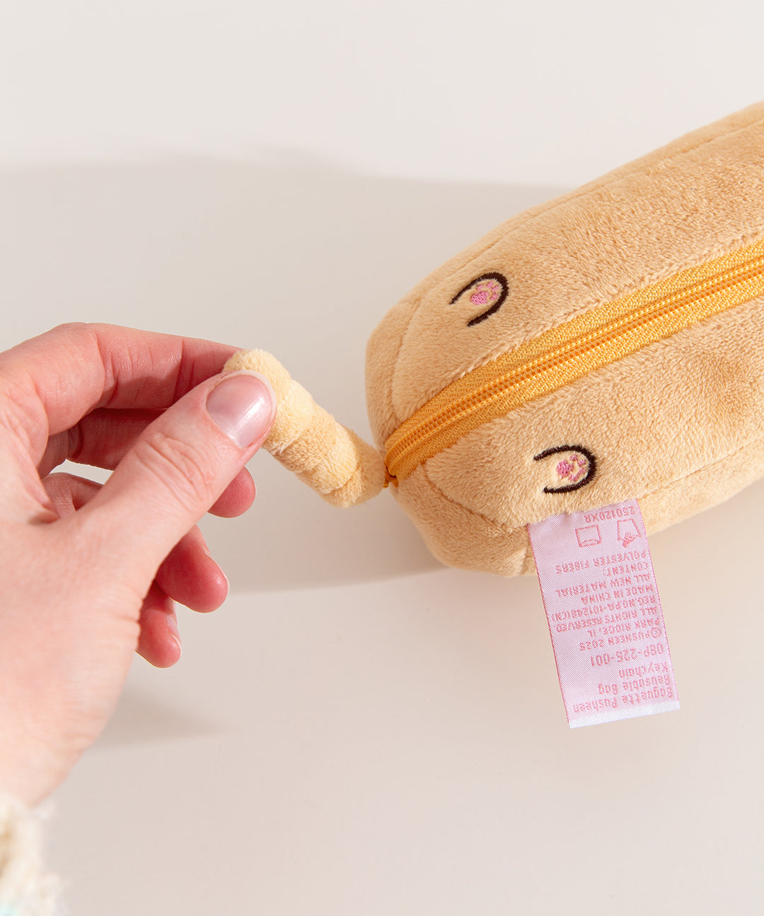Pusheen Baguette Reusable Bag Keychain Plush