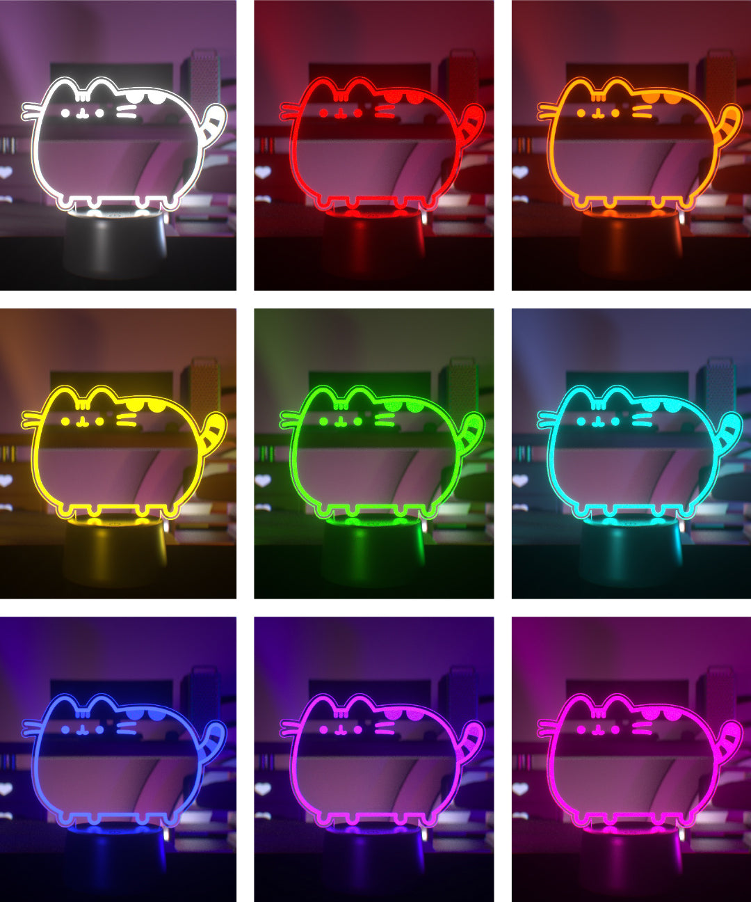 Pusheen Otaku Lamp