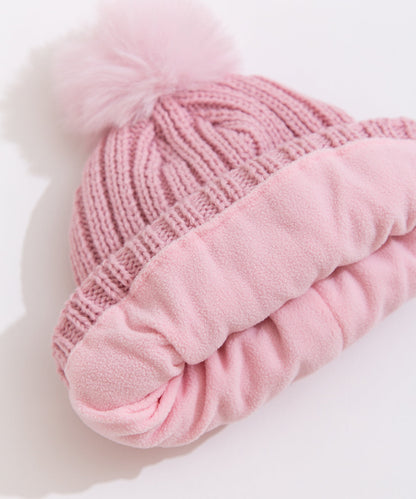 Pusheen Pink Pom Knit Hat
