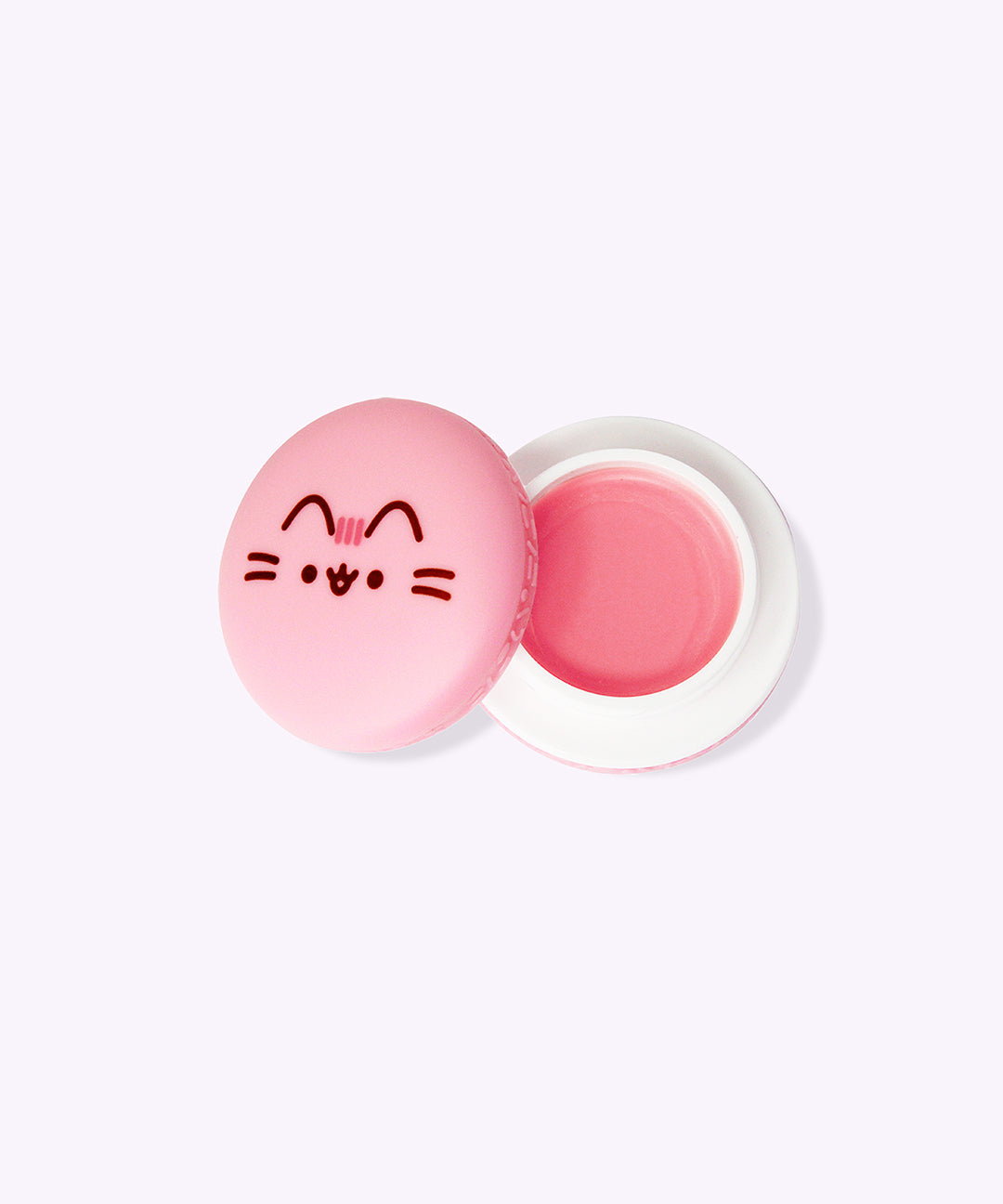 The Crème Shop x Pusheen Strawberry Macaron Lip Balm